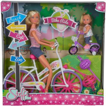 Simba Steffi Love Set Steffi y Evi con Bicicleta 5733045