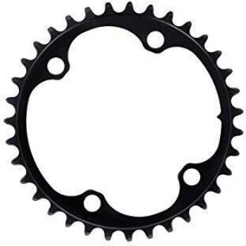 Sram Road 107Bcd 2X12 Force Plato de Cadena, Unisex Adulto, Blast Negro, 35t