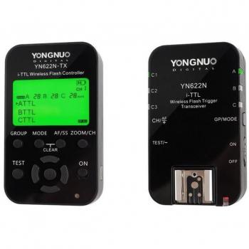 Disparador de flash inalámbrico Yongnuo YN-622N-KIT para Nikon con control i-TTL