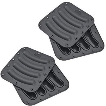 Molde de silicona platino para hacer salchichas 4 unidades (Gris) - Lurch, incluye moldes para embutidos en juego de 2, apto para fabricación de gusanos vegetarianos y veganos,