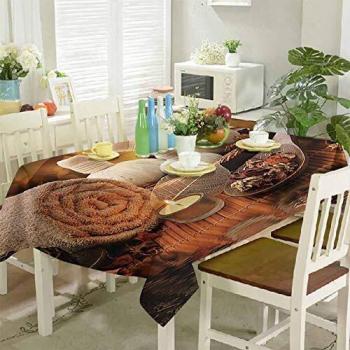Homecoco - Mantel de jardín con frangipani y bambú japonés, relajación de lujo, diseño de imagen de viaje, rectangular, para verano, diseño de verano