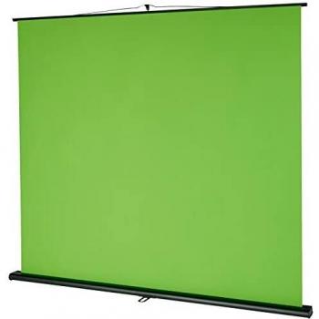 celexon Portable Chroma Key Green Pantalla, 150x 200cm - Escenario de Estudio Profesional/Fondo para la transmisión de vídeo, reunión de Webcam, formación en línea