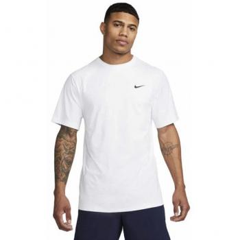 Camiseta Nike Hyverse Dri-FIT UV para Hombre - Manga Corta - Blanco - Talla XL