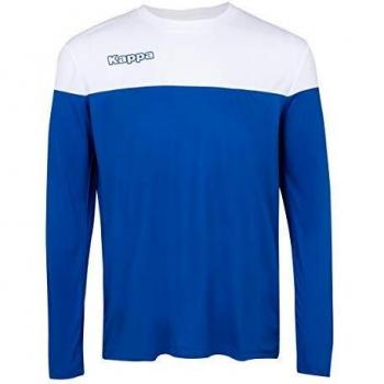 Kappa MARETO LS Camiseta de equipación, Hombre, Azul/Blanco, 2XL