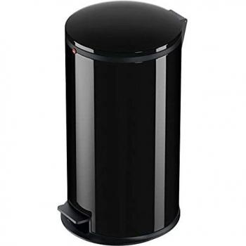 Hailo Pure 30 Recogedor, Metal, Negro, 35.5 x 35.5 cm