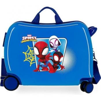Maleta Infantil Spider-Man Team Up 2 Ruedas Multidireccionales 34L Cabina Correpasillos