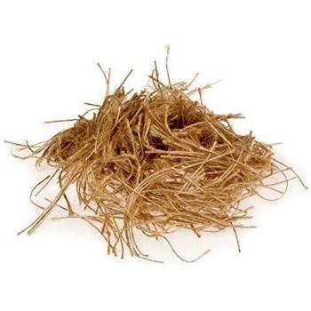 Arquivet Hilo de Yute para nidos de pájaros - Accesorios para nidos de Aves -Construir casa para pájaros - Accesorios para jaulas y pajareras - Nidos cómodos para pájaros - 20 g