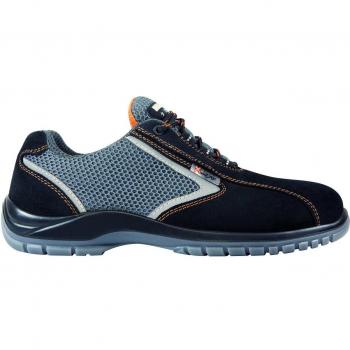 Exena 1101060121410 Calzado de protección Laboral, Negro y Gris, 41