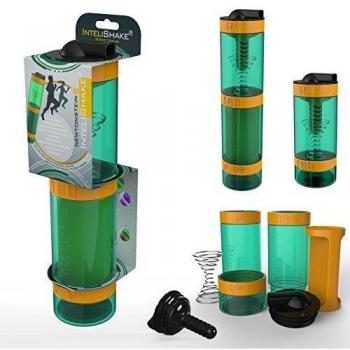 Intelishake - Multi-Compartimento Proteínas / Entrenamiento / Jugo Botella