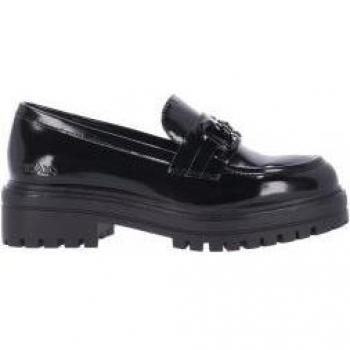 Zapatos de Mujer Chika10 Plano Piel Vegana Vagabund 02 Negro