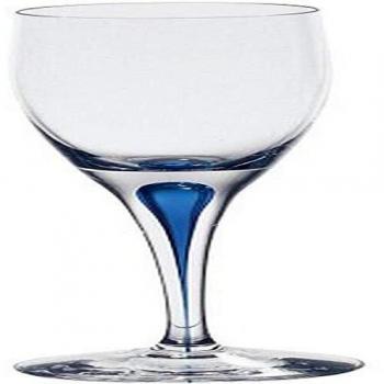 Orrefors Intermezzo Blue White Wine