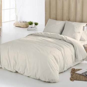 Funda Nórdica 150 cm de Microfibra Ecológica - Ultrasuave, Transpirable y Libre de Arrugas con 2 Fundas de Almohada Lisas - Juego Completo Compatible con Todas las Camas y