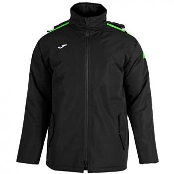 Anorak Joma Trivor Hombre Negro Verde Flúor