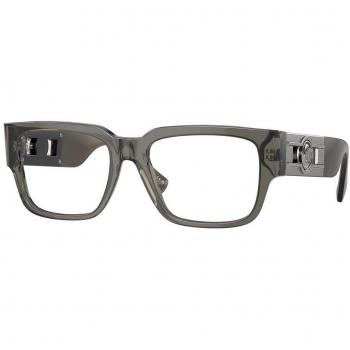 Versace VE3350F Asian Fit 5436 Armazones para Hombre Cristal, Lentes Recetadas Transparentes, Gafas Recetadas Ajuste Asiático