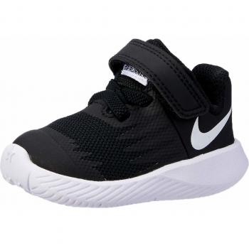 Nike Star Runner (TDV), Zapatillas de Estar por casa Bebé Unisex, Negro (Black/White/Volt 001), 21 EU