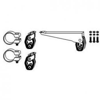 Kit de Montaje HJS para Sistema de Escape con Collares para VW, SKODA y SEAT 82 11 4518