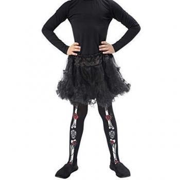 Smiffys Medias del día de muertos, niños, Negro , color/modelo surtido