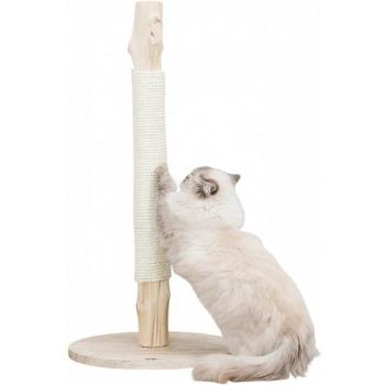 Palo Rascador para Gatos de Madera Natural Beige 93 cm