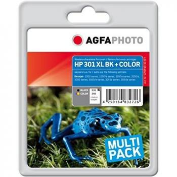 Agfaphoto APHP301XLSET - Cartucho de tóner adecuado para DJ1050, multi-pack
