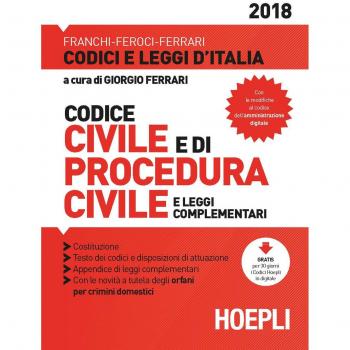 Codice civile e di procedura civile e leggi complementari. Ediz. minore