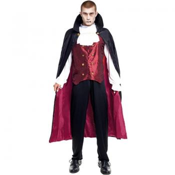 Disfraz de Vampiro Clásico Capa larga para hombre