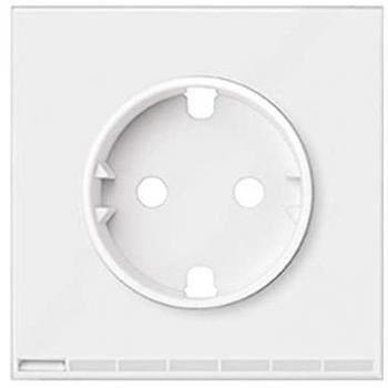Tapa iO Schuko Blanca Mate Serie 100 - 2,5 x 7,1 x 7,1 cm (Referencia: 10002041-230)