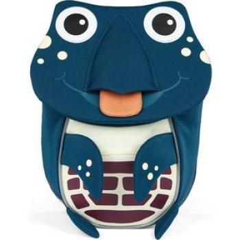 Mochila Infantil Ergonómica Affenzahn Tartaruga Petrol con Placa de Nombre y Reflectante