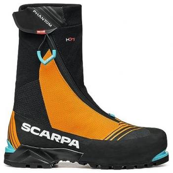 Botas de montaña Scarpa Phantom Tech HD (Negro Naranja Brillante) - Talla 43, características: diseño técnico para alpinismo, material exterior resistente al agua y transpirable, aislamiento térmico, suela Vibram para