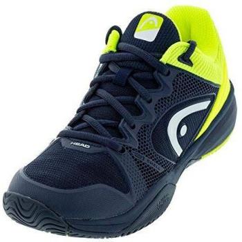 HEAD Revolt Pro 2.5 Junior, Zapatos de Tenis Unisex niños, Azul Oscuro, Amarillo neón, 34.5 EU