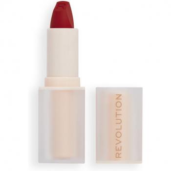 Makeup Revolution Lip Allure Soft Satin Lipstick, Creamy Lipstick with Satin Finish, Shade CEO Brick Red, 3.2 g