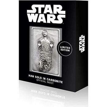Lingote Coleccionable de Metal Edición Limitada Han Solo en Carbonita 75x50 cm
