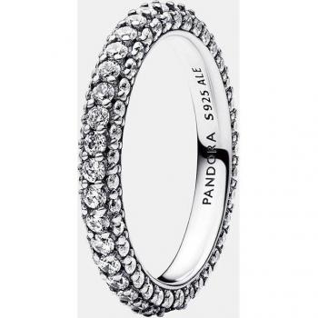 Anillo Pandora Timeless Fila en Pavé de Plata 192627C01-52