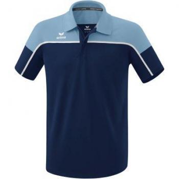 Polo de Manga Corta Erima Change New Navy/Faded Denim/Blanco, Large para Hombre