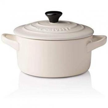 Le Creuset Mini cocotte, Redonda, 200 ml, 10 x 5 cm, Cerámica de gres, Cream
