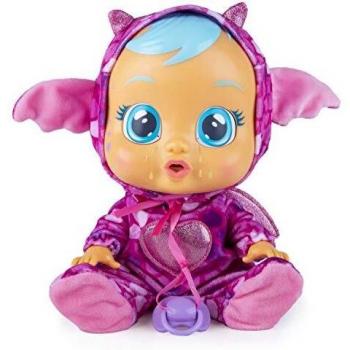 BEBÉS LLORONES Fantasy Bruny | Muñeca interactiva Que llora de Verdad con Chupete y Pijama de Dragón - Juguete y Regalo para niñas y niños +18 Meses