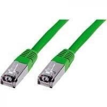 Cable de conexión DIGITUS Cat. 5e, SF/UTP, 1,0 m, verde