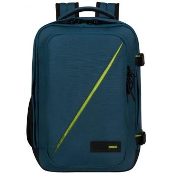 Mochila American Tourister Take2Cabin Bajo El Asiento para Ryanair, Capacidad 24.2L, Color Azul