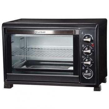 Grunkel - HR-38N RM - Horno eléctrico multifunción de sobremesa de 38l con 3 funciones de calor y selector de temperatura hasta 230ºC. Temporizador hasta 60 min - 2000W - Negro