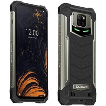 DOOGEE S88 Plus(6GB+128GB) Smartphone Resistente 10000mAh Batería, Cámara Cuatro 48MP, Octa-Core Android 10, 6.3FHD+ Corning Gorilla Glass, Carga Inalámbrica, IP68 Teléfono Móvil Antigolpes Negro