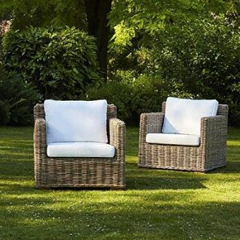 Sillones de Jardín Redondos de Kubu - Set de 2