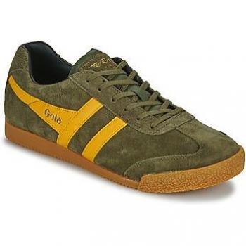 Zapatillas Gola Harrier Suede Retro para Hombre en Kaki