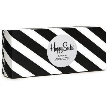Calcetines 4-Pack Classic Black & White Crew Gift Set Talla 41-46