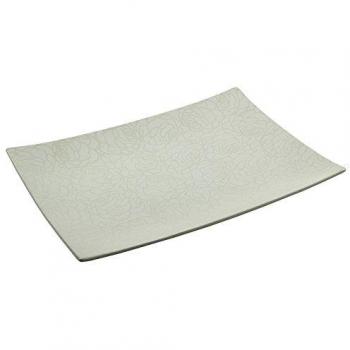 SantiagoPons Centro de Mesa Rose Blanco 40x29x4 cm