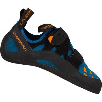 La Sportiva Pies de Gato Tarantula Space Blue-Maple para hombre, ideal para escalada, con diseño cómodo y versátil, cierre de velcro, suela adherente y ajuste preciso
