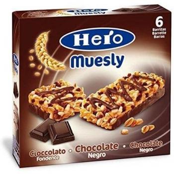 Corny Barritas de Chocolate Negro- Pack de 6x23gr