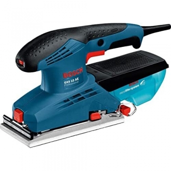 Bosch Professional GSS 23 AE - Lijadora Orbital de 190W con Placa Lijadora de 92 x 182 mm
