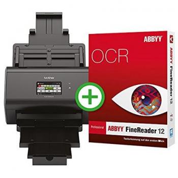 Brother - Escáner ADS-2800W con Alimentador Automático de Documentos (ADF), 600 x 600 DPI, Color Negro, Tamaño A3