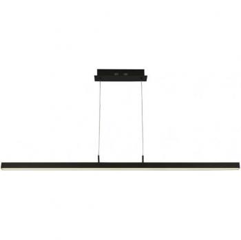 Colgante Tribeca de Aluminio y Acero, Dulce Blanco y Negro Mate, 7 cm, Araña Moderna de Acero Blanco con Policarbonato Negro, LED 17W CCT