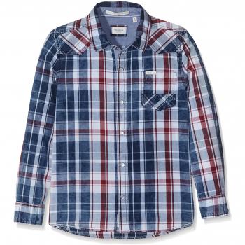 Pepe Jeans Travis JR, Blusa para Niños, Azul