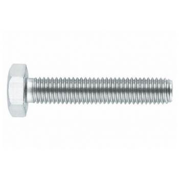 Tornillo métrica DIN-933 hexagonal 8.8 cincado 6 x 20 mm, paquete de 50 unidades